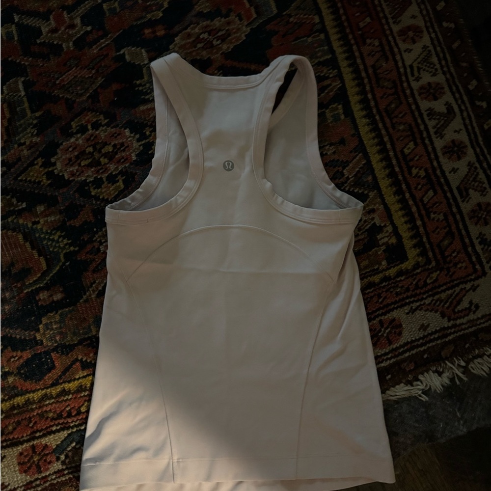 lululemon athletica Align Waist Length Racerback Tank Top - Light Pink Tank Top - Picture 2 of 4
